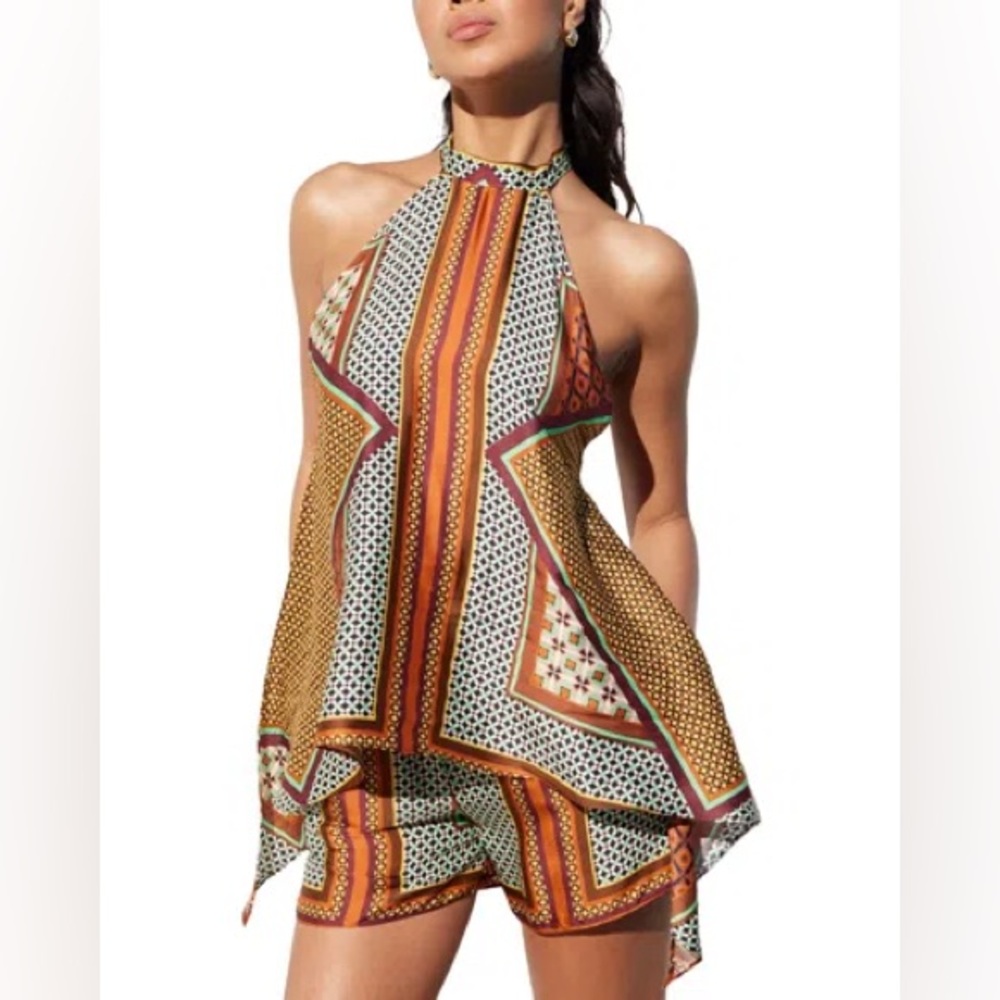 MISA LOS ANGELES | halter top & short set